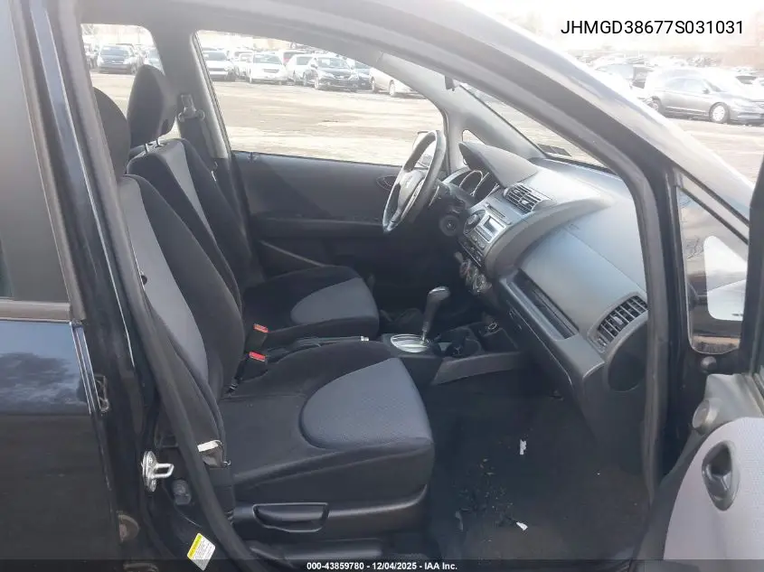 JHMGD38677S031031 2007 Honda Fit Sport