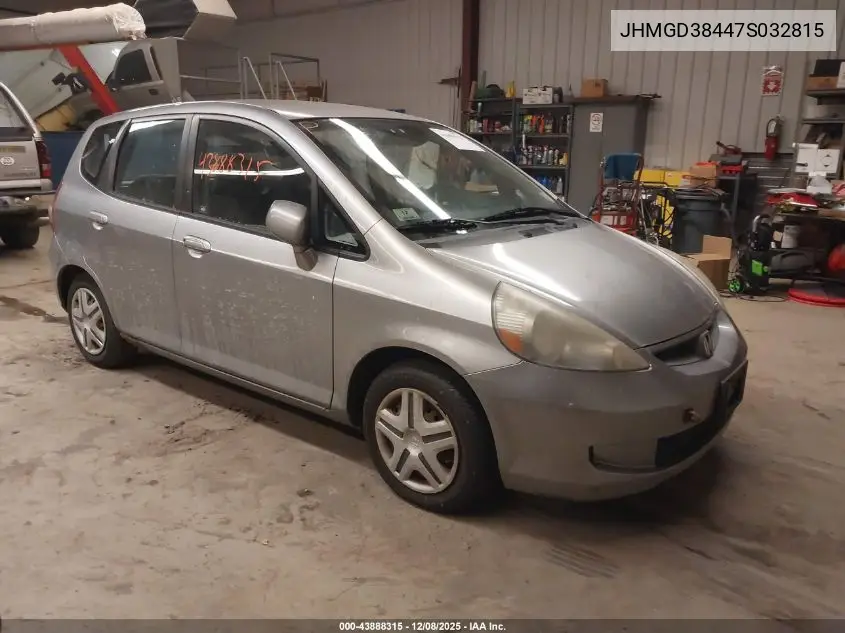 JHMGD38447S032815 2007 Honda Fit