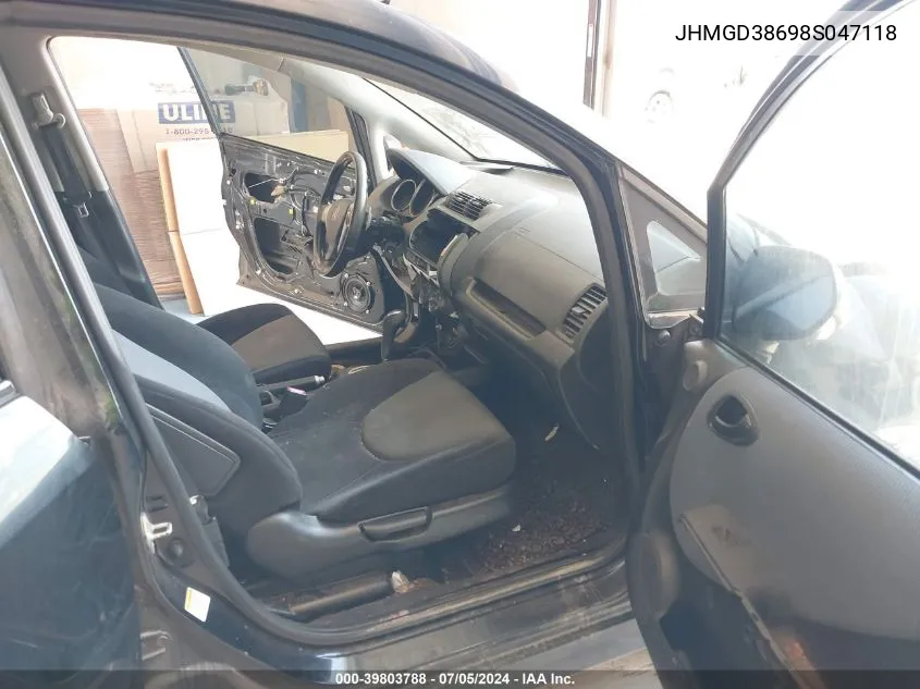 JHMGD38698S047118 2008 Honda Fit Sport