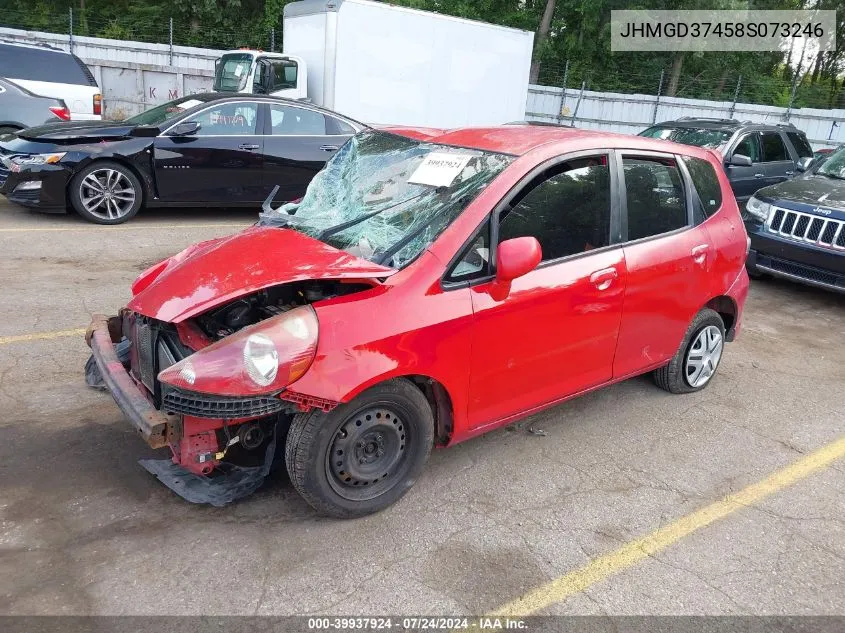 JHMGD37458S073246 2008 Honda Fit