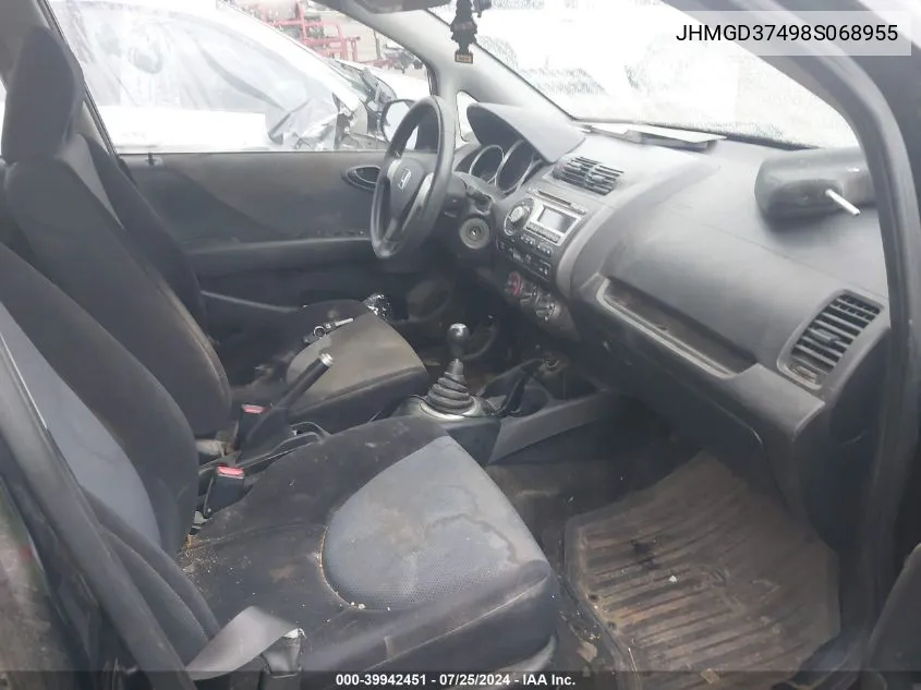 JHMGD37498S068955 2008 Honda Fit