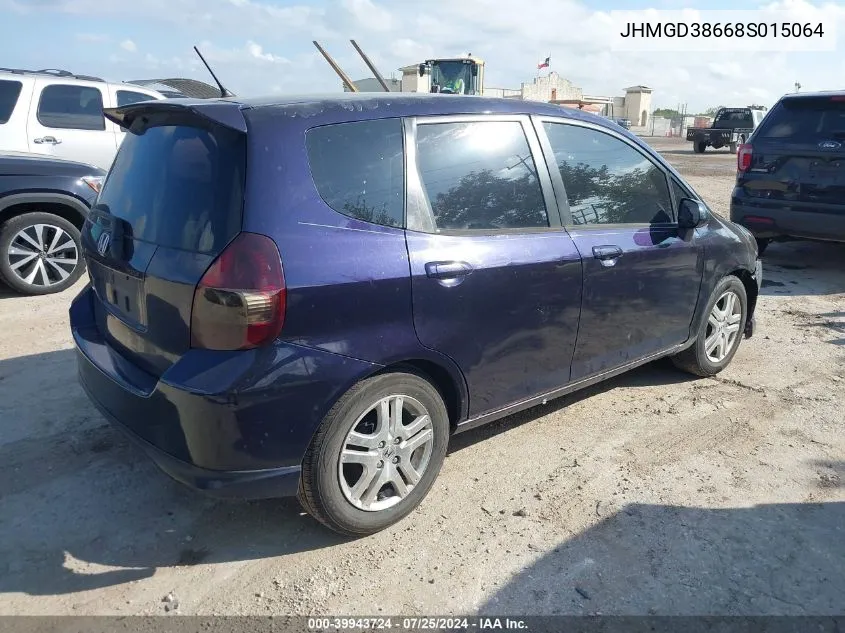 JHMGD38668S015064 2008 Honda Fit Sport