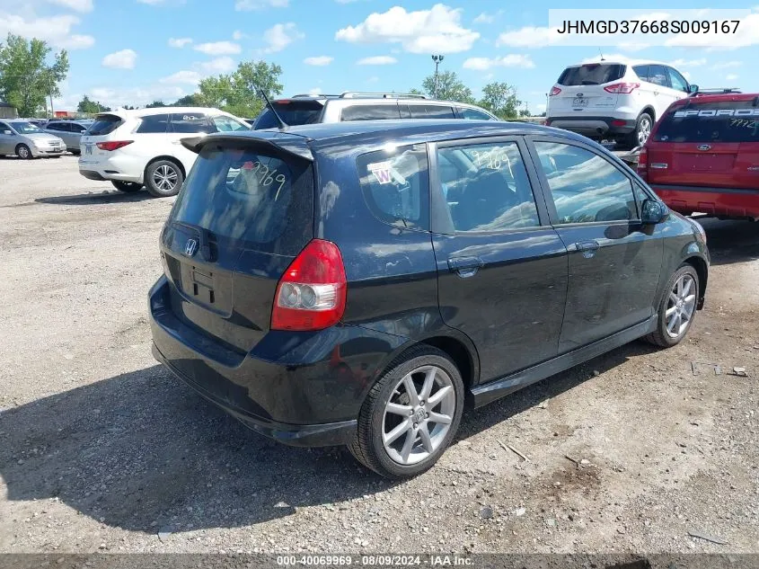 JHMGD37668S009167 2008 Honda Fit Sport