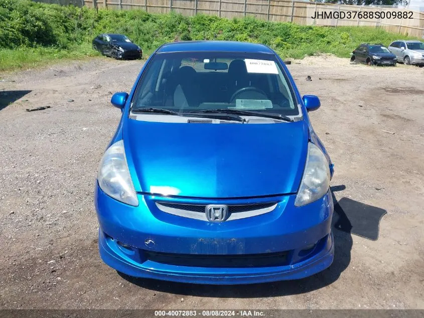 JHMGD37688S009882 2008 Honda Fit Sport