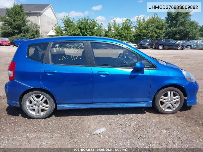 JHMGD37688S009882 2008 Honda Fit Sport