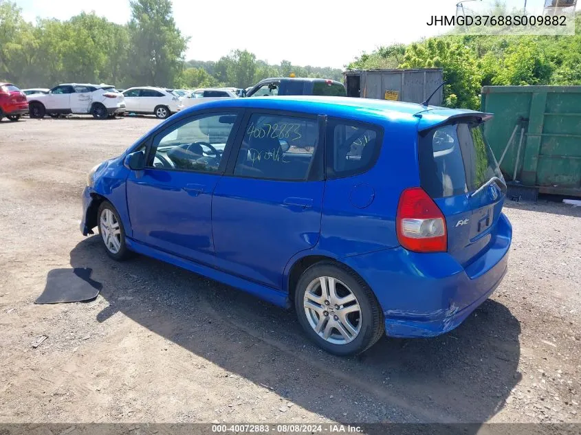 JHMGD37688S009882 2008 Honda Fit Sport