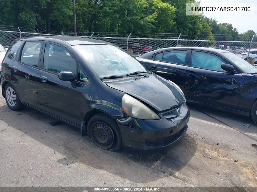 JHMGD37468S041700 2008 Honda Fit