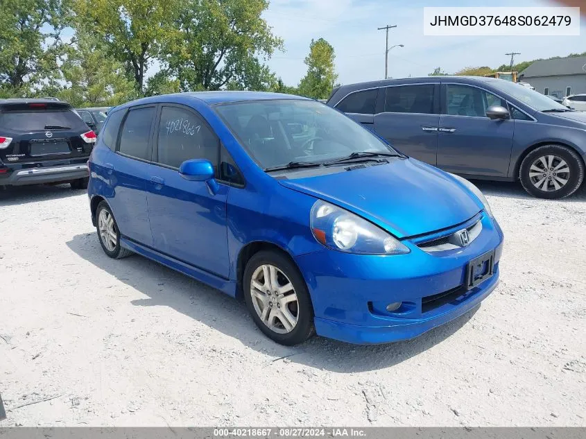 JHMGD37648S062479 2008 Honda Fit Sport