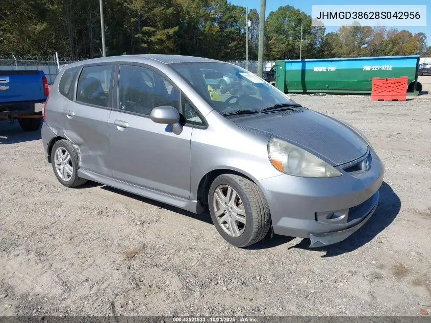 JHMGD38628S042956 2008 Honda Fit Sport