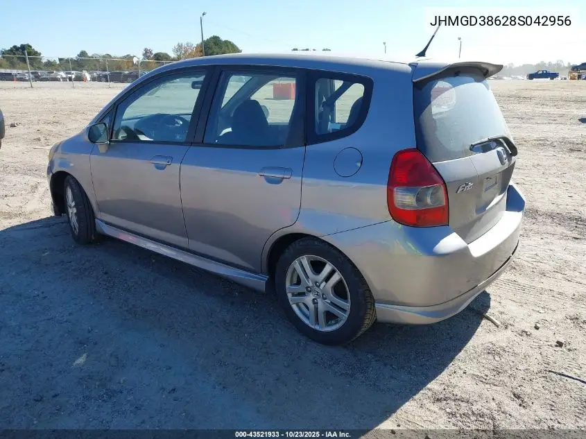 JHMGD38628S042956 2008 Honda Fit Sport