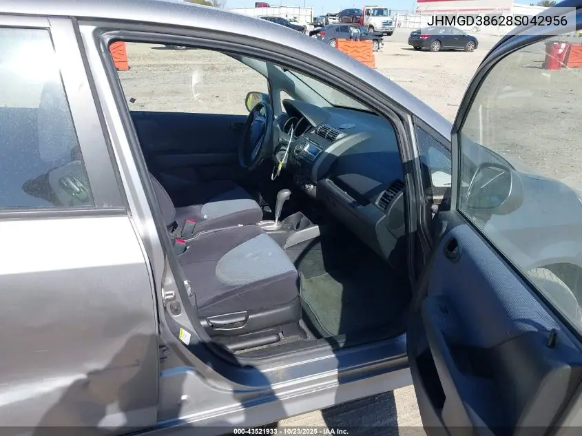 JHMGD38628S042956 2008 Honda Fit Sport