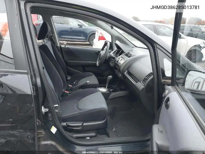 JHMGD38628S013781 2008 Honda Fit Sport