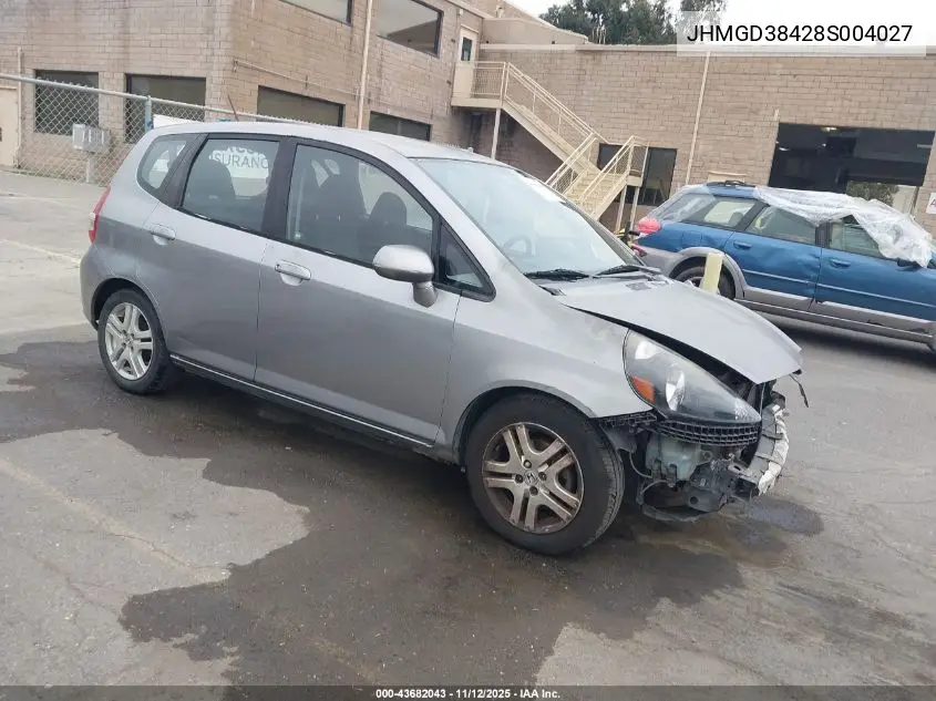 JHMGD38428S004027 2008 Honda Fit