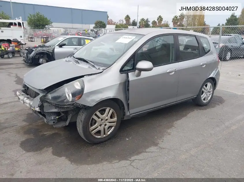 JHMGD38428S004027 2008 Honda Fit