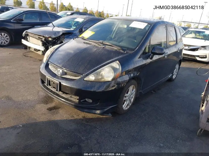 JHMGD38668S042118 2008 Honda Fit Sport
