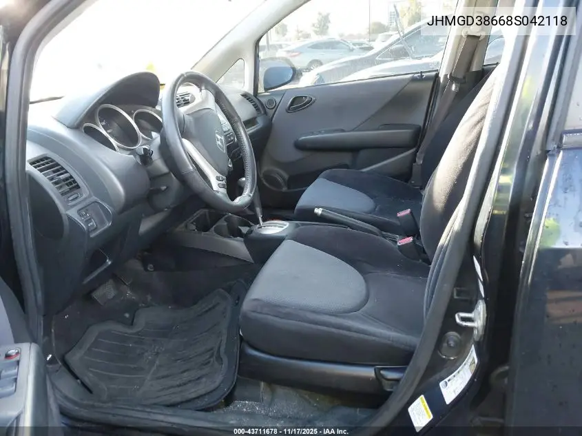 JHMGD38668S042118 2008 Honda Fit Sport