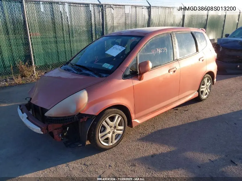 JHMGD38608S013200 2008 Honda Fit Sport