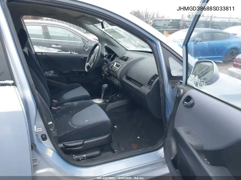 JHMGD38688S033811 2008 Honda Fit Sport