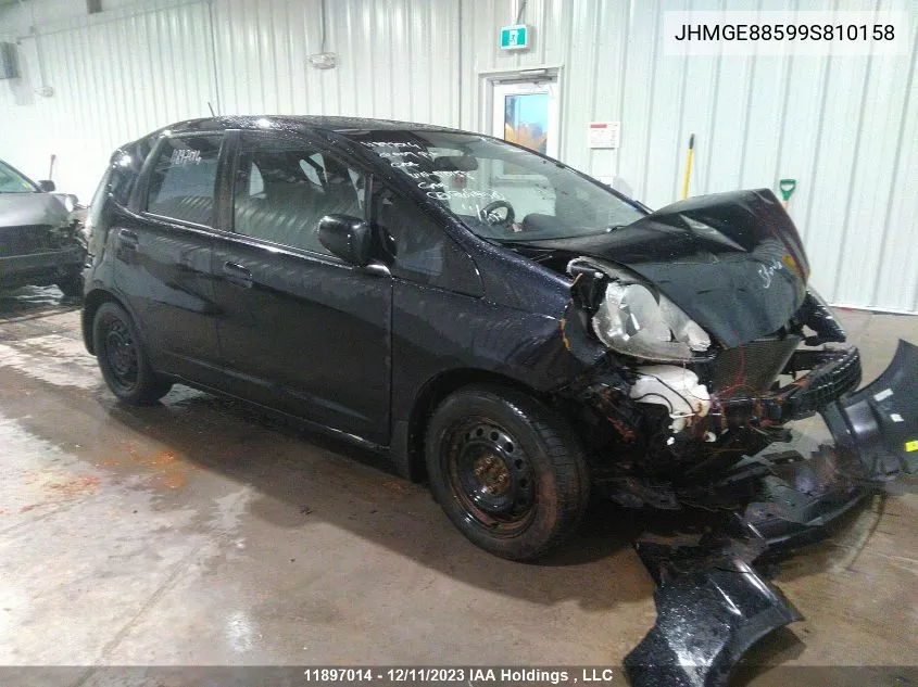 JHMGE88599S810158 2009 Honda Fit Lx