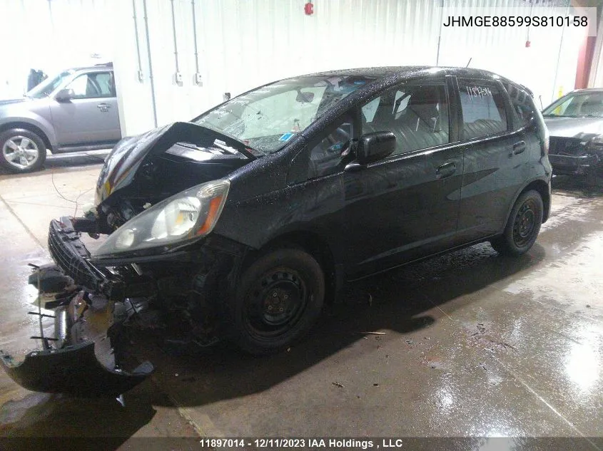 JHMGE88599S810158 2009 Honda Fit Lx