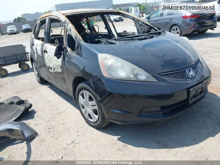 JHMGE87359S804650 2009 Honda Fit