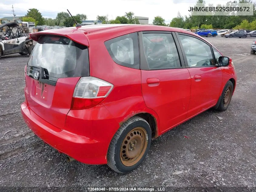 JHMGE88529S808672 2009 Honda Fit Lx