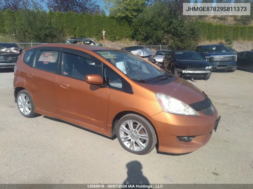 JHMGE87829S811373 2009 Honda Fit