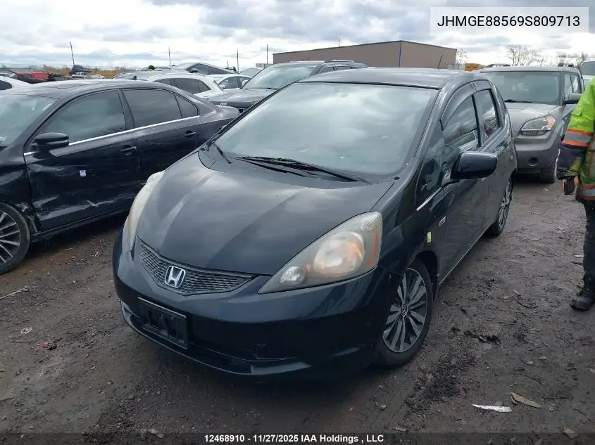 JHMGE88569S809713 2009 Honda Fit Lx
