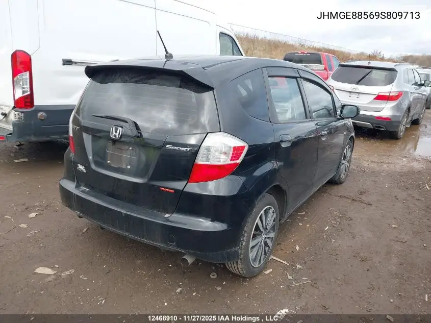 JHMGE88569S809713 2009 Honda Fit Lx