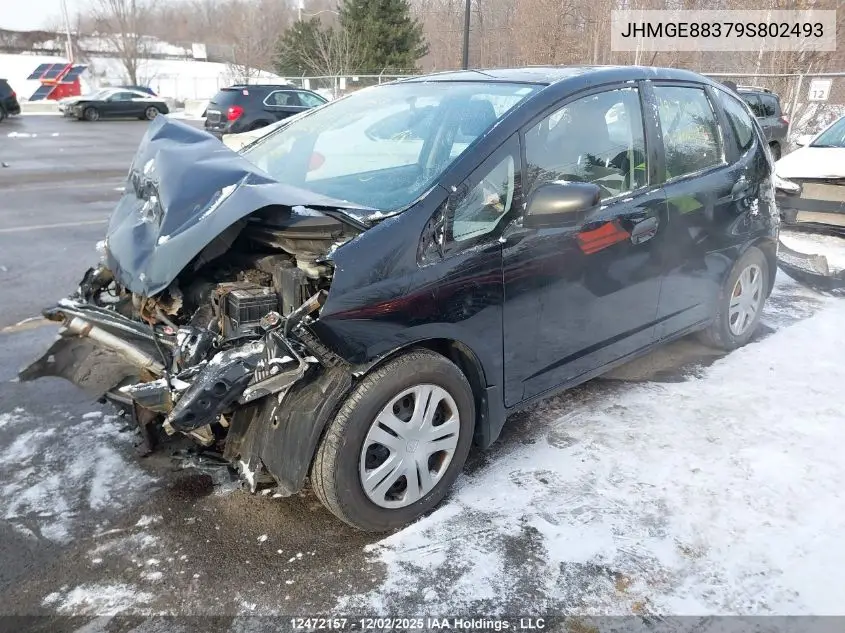 JHMGE88379S802493 2009 Honda Fit Dx-A