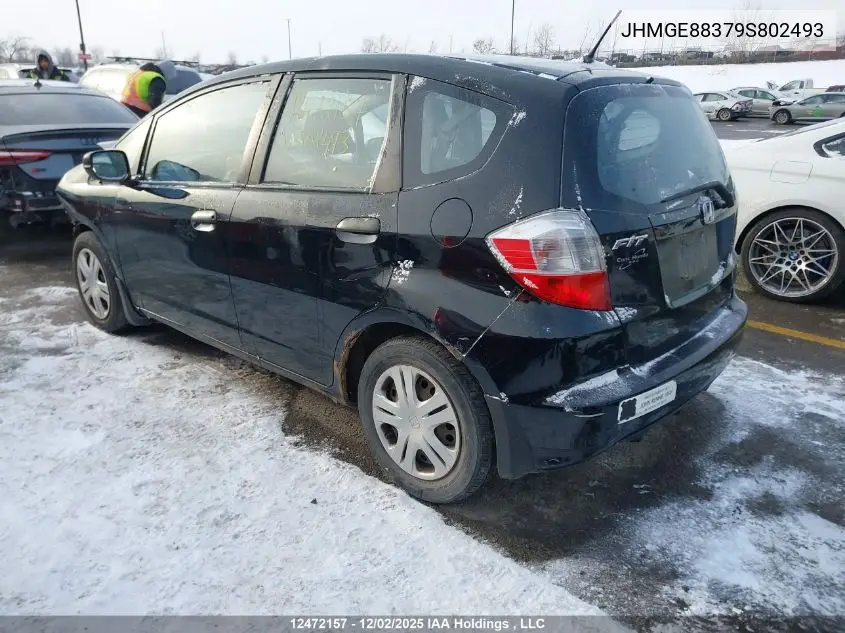JHMGE88379S802493 2009 Honda Fit Dx-A