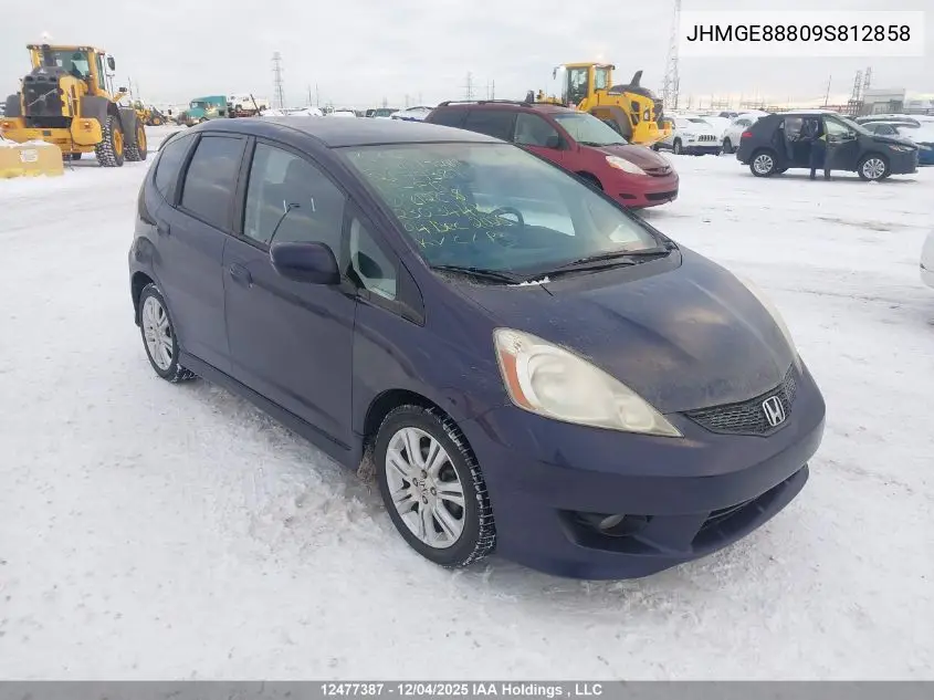 JHMGE88809S812858 2009 Honda Fit