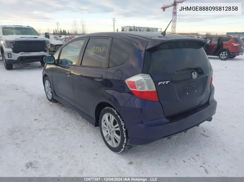 JHMGE88809S812858 2009 Honda Fit
