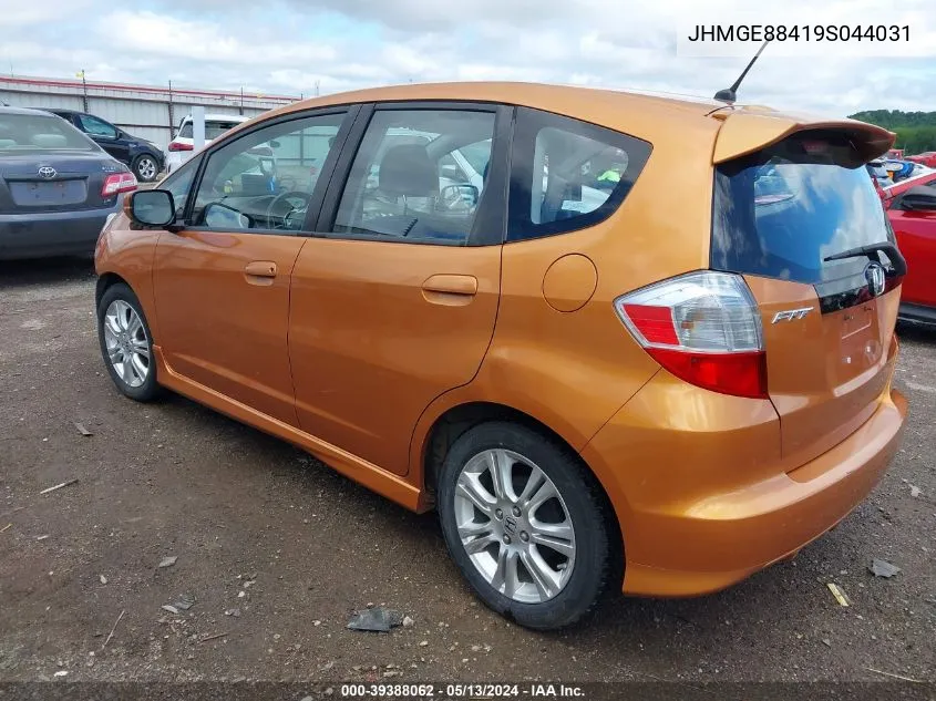 JHMGE88419S044031 2009 Honda Fit Sport