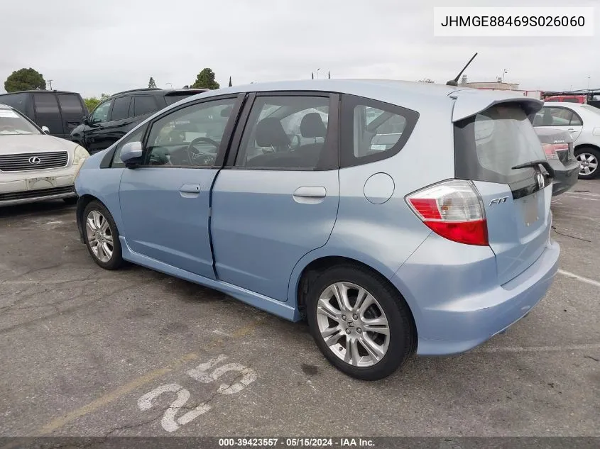 JHMGE88469S026060 2009 Honda Fit Sport