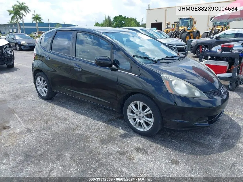 2009 Honda Fit VIN: JHMGE882X9C004684 Lot: 39572359