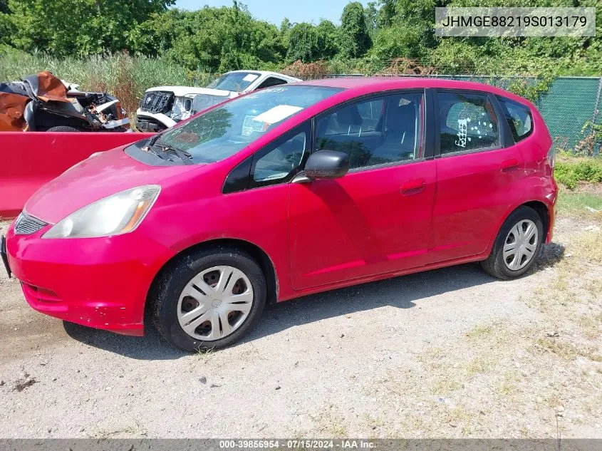 2009 Honda Fit VIN: JHMGE88219S013179 Lot: 39856954