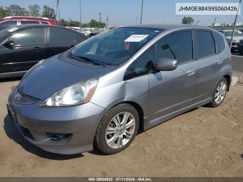 2009 Honda Fit Sport VIN: JHMGE88459S060426 Lot: 39858932