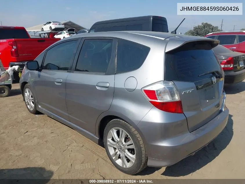 2009 Honda Fit Sport VIN: JHMGE88459S060426 Lot: 39858932