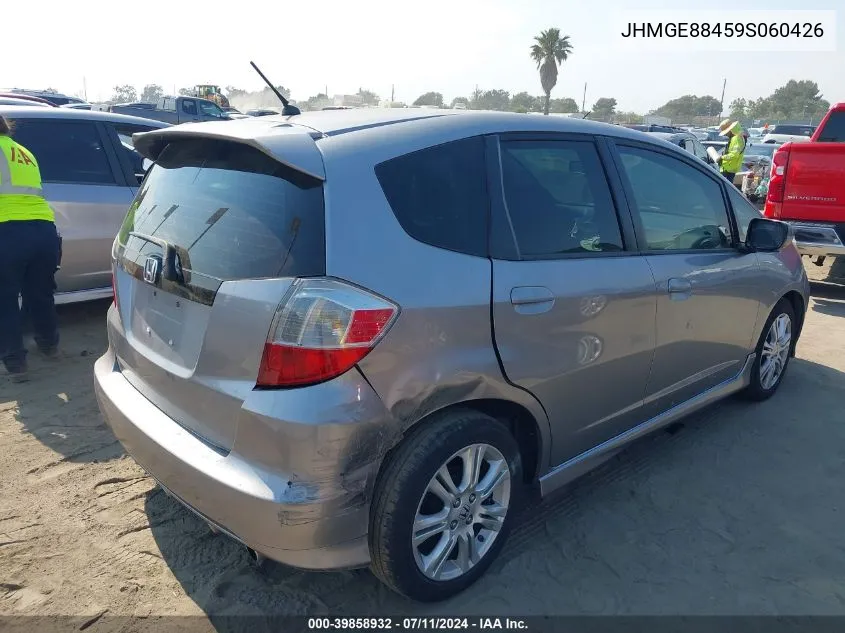 2009 Honda Fit Sport VIN: JHMGE88459S060426 Lot: 39858932