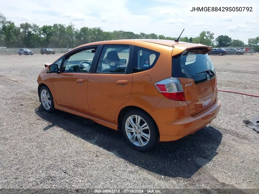 JHMGE88429S050792 2009 Honda Fit Sport