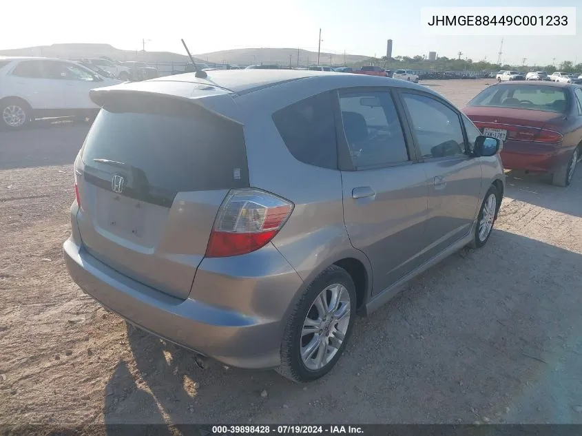 JHMGE88449C001233 2009 Honda Fit Sport