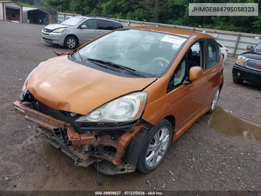 JHMGE88479S058323 2009 Honda Fit Sport