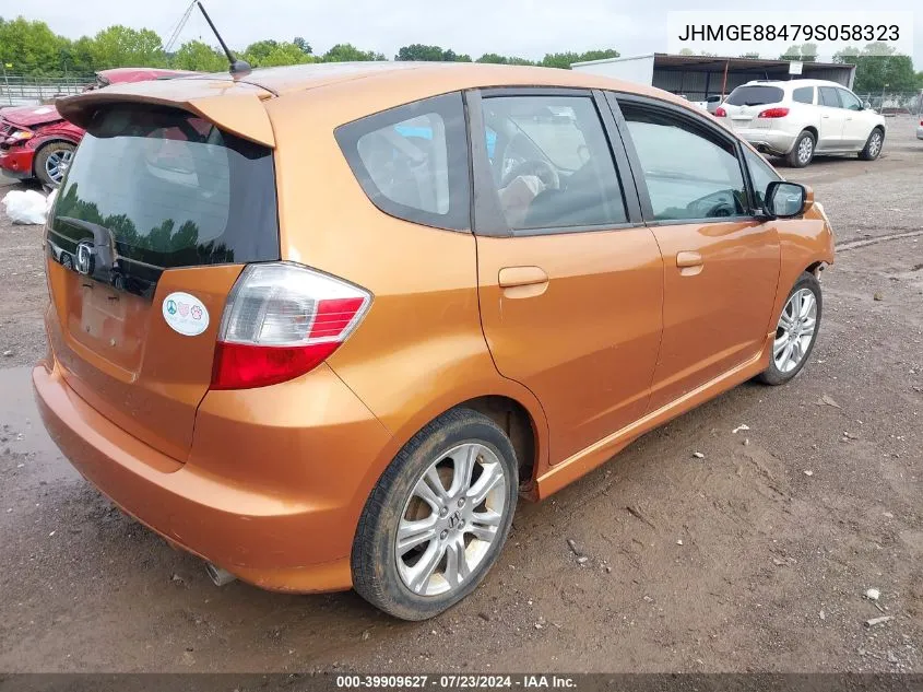 2009 Honda Fit Sport VIN: JHMGE88479S058323 Lot: 39909627