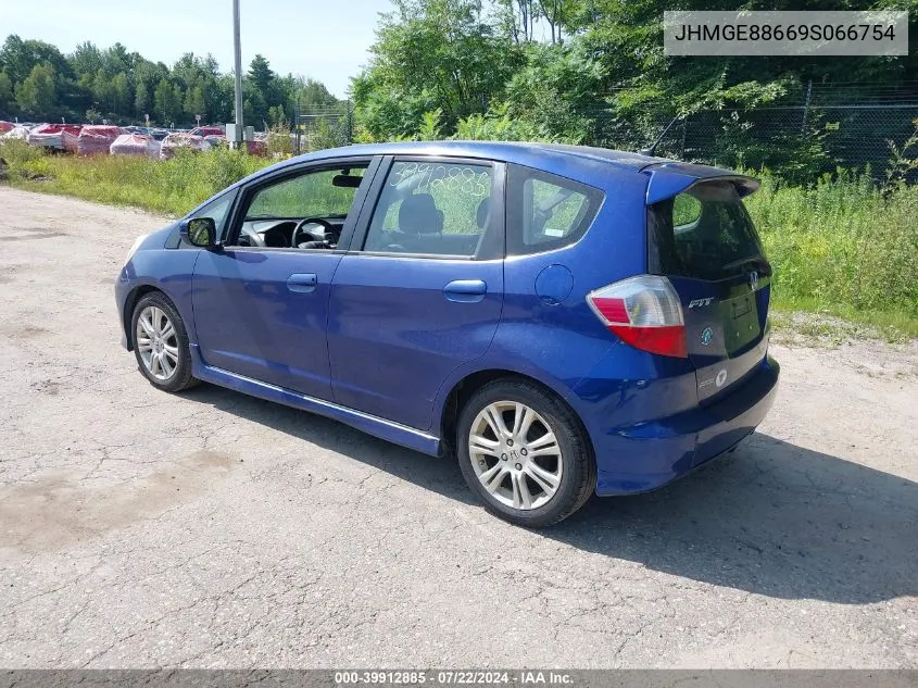 2009 Honda Fit Sport VIN: JHMGE88669S066754 Lot: 39912885