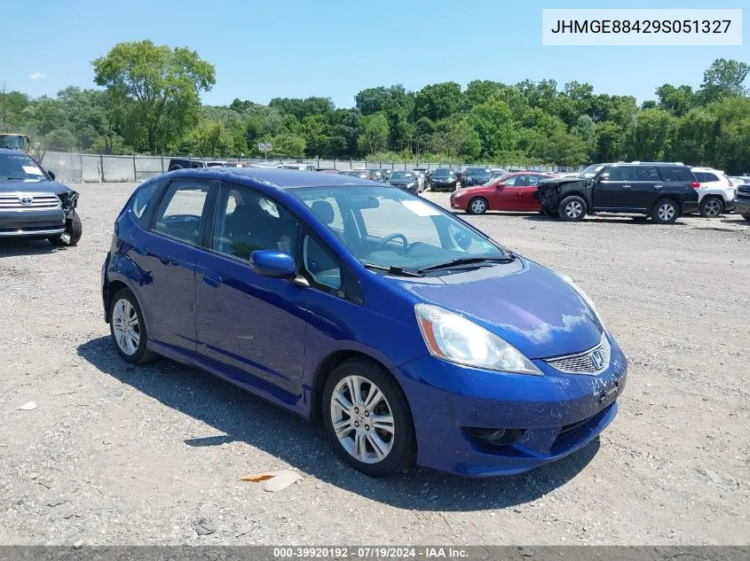 2009 Honda Fit Sport VIN: JHMGE88429S051327 Lot: 39920192