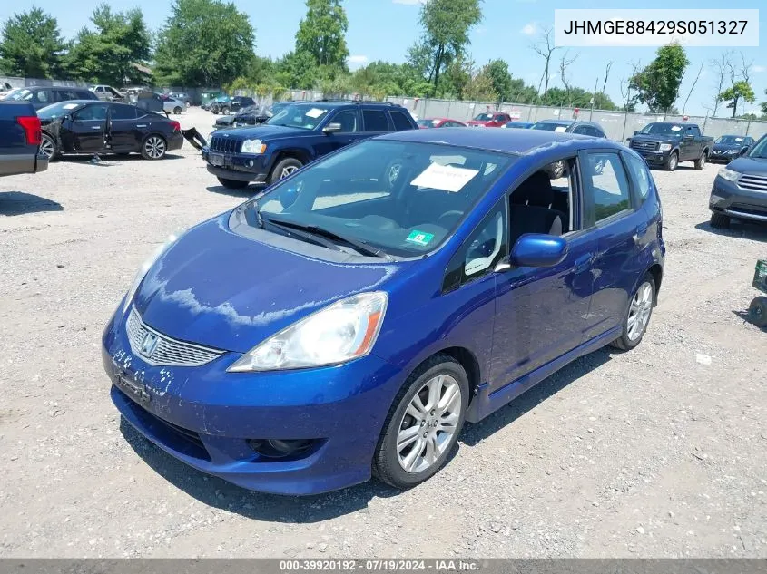 JHMGE88429S051327 2009 Honda Fit Sport