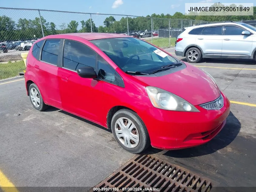 2009 Honda Fit VIN: JHMGE88279S061849 Lot: 39971103