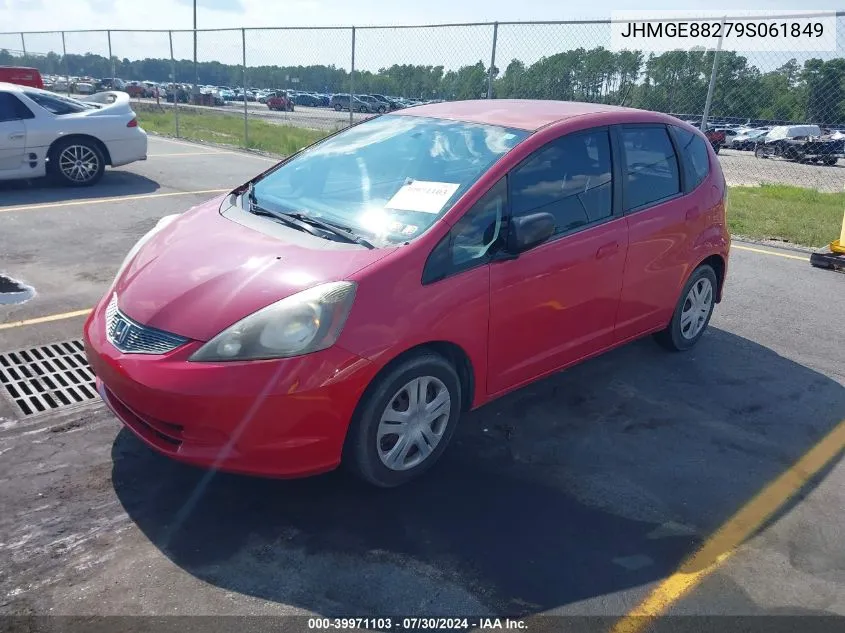 2009 Honda Fit VIN: JHMGE88279S061849 Lot: 39971103