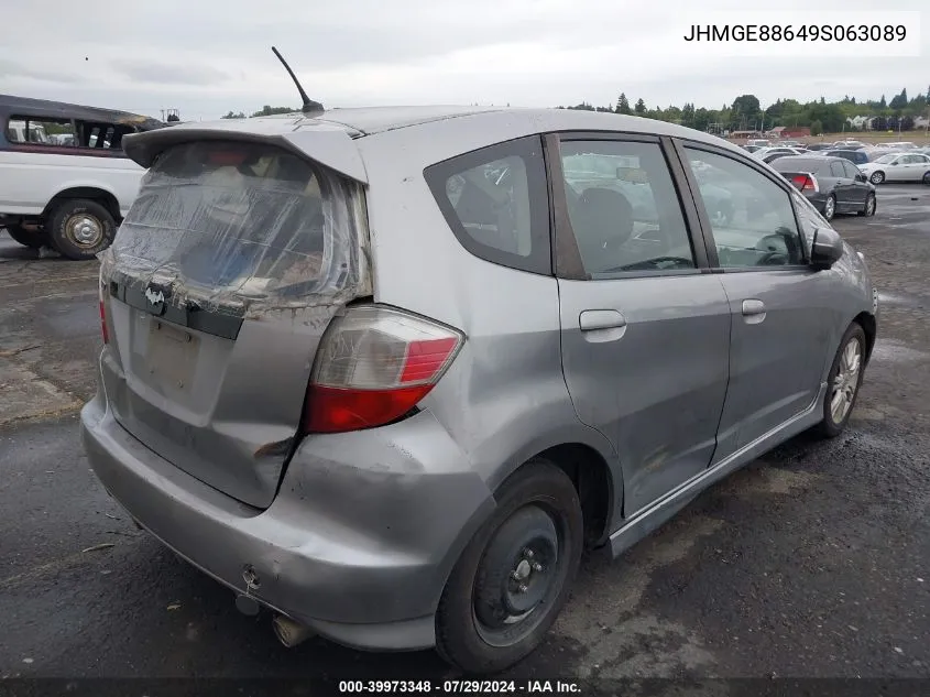 JHMGE88649S063089 2009 Honda Fit Sport